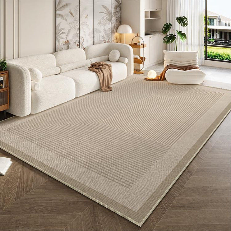 Cream style living room carpet accessible luxuryclassy sofa coffee table blanket for home non-slip carpet foot pad bedroom bedside blanket
