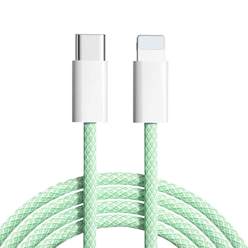 Apple 17 compatible data cable, c-to-c double-ended type-c charging cable, 15-weave fast charging data cable, c-to-c