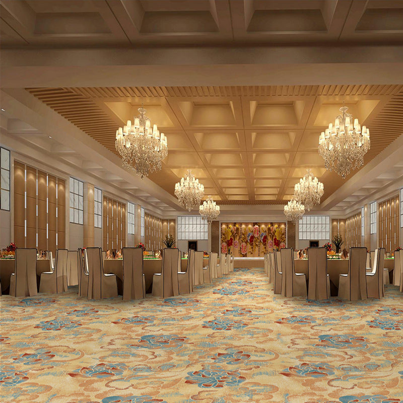 Acmest carpet: custom-made, full-coverage, wool and nylon, flame-retardant, and stain-resistant carpets for star-rated hotel guest rooms and banquet halls