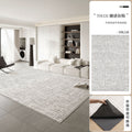 Removable and washable double-layer carpet cream style  new machine washable glue-free carpet floor mat can be wiped over a large area