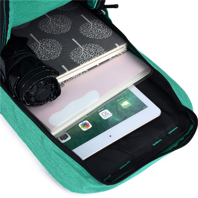 Processing custom logo backpack colorful travel bag men's and women's lightweight sports backpack campus size book bag