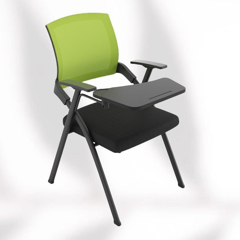 Training folding chair backrest with table board conference room training table and chair all-in-one stool foldable office chair training chair