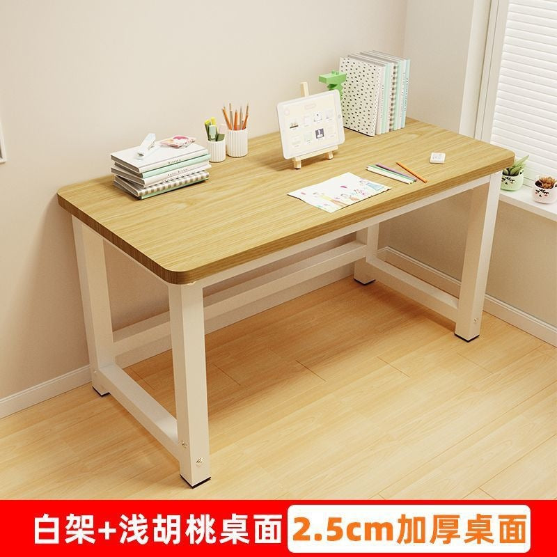 Computer desk double desktop simple desk bedroom for home study table casual writing table rectangular office desk