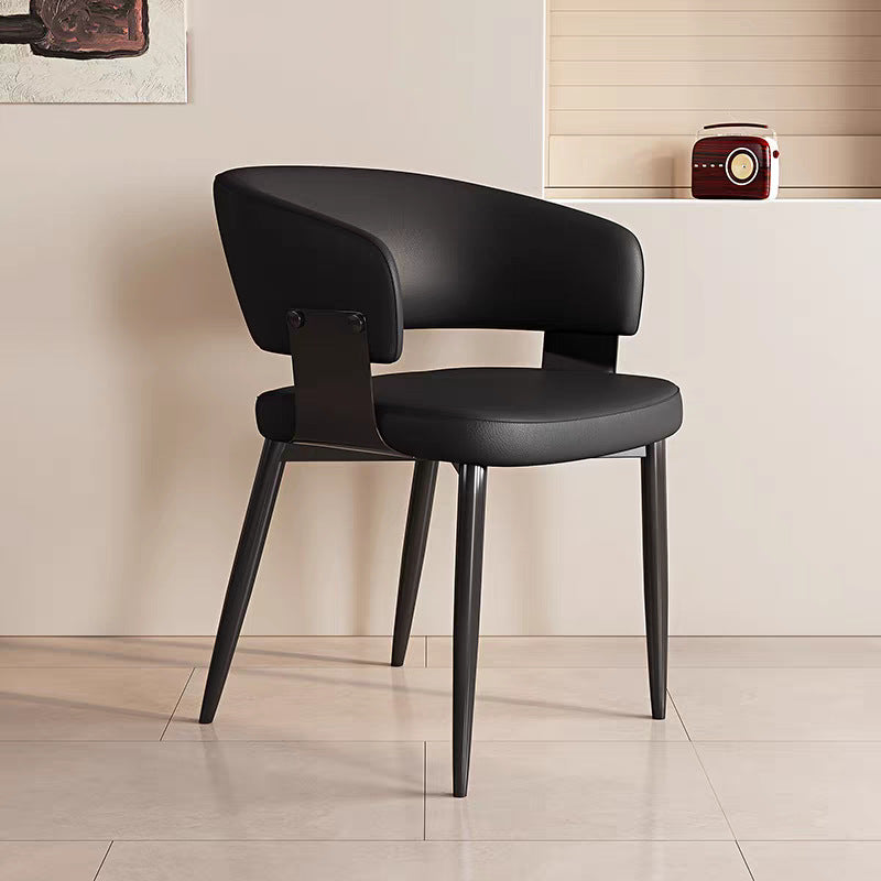 For homerestaurantscandinavian dining table and chair modern casual back chair hotel negotiation stool italian back dining chair