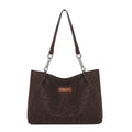 Large capacity shoulder bag 2026 new style minimalist retro casual trendy handbag women's bag versatile commuter tote bag
