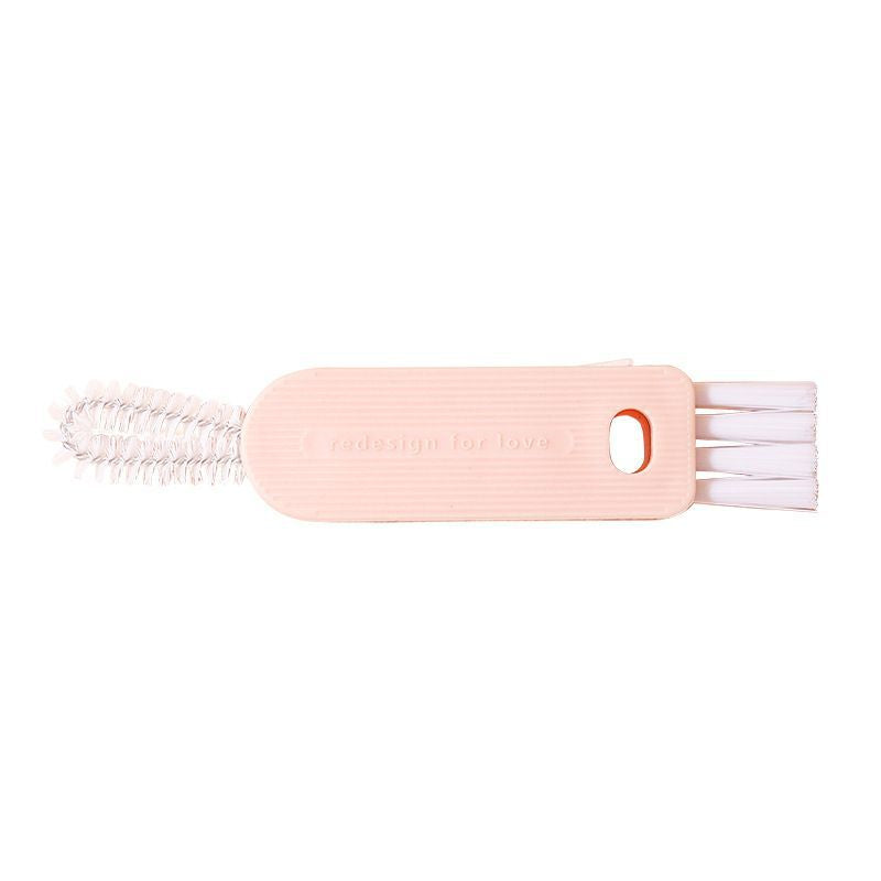 Insulated cup lid gap cleaning brush cup handy gadget cup brush multi-function three-in-one groove bottle mouth for home