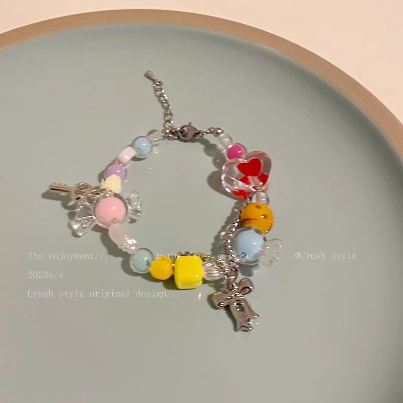 Korean ins trendy pearl bracelet female design nicheeasiest for matchelegant bracelet couple bracelet jewelry wholesale