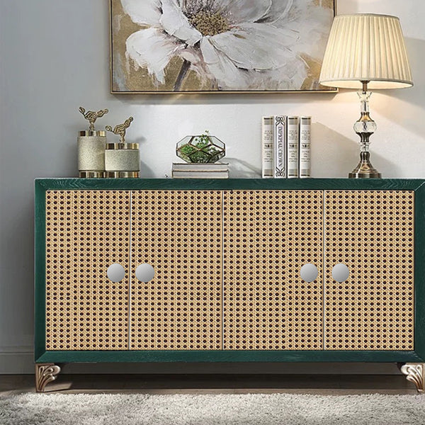 bamboo woven self-adhesive sticker waterproof wardrobe cabinet desktop sticker color changing film refurbished wall sticker