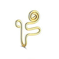 Fashion cross-border fake piercing nose nail set open u-shaped african non-piercing nose clip fake hole nose ring female trend