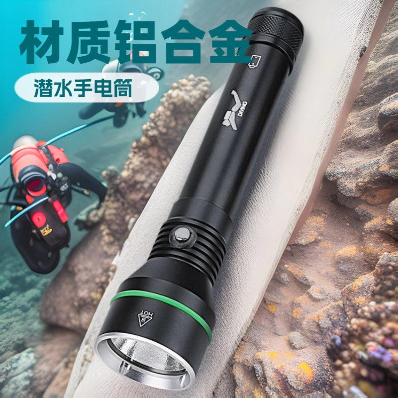 Factory direct sales Cross-border diving flashlight Outdoor equipment Night diving S4 work light Fill light Strong light flashlight