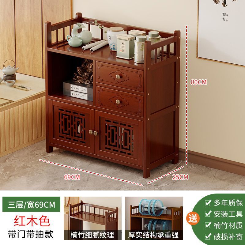 New chinoiserie bogu rack small tea cabinet tea set storage rack tea display rack tea rack tea room tea cabinet ornaments