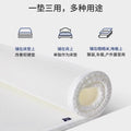 Washable, spine-protecting, breathable 3d air fiber mattress. thin, ideal for student dorms, seniors, mold-resistant, moisture-proof, and made with zero glue