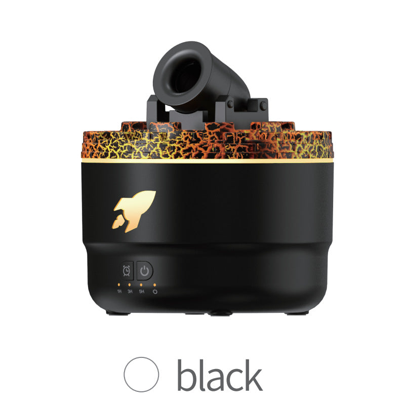 2025 new turret-style colorful crackle diffuser - home desktop humidifier & essential oil aromatherapy diffuser