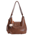 Dark brown with pendant