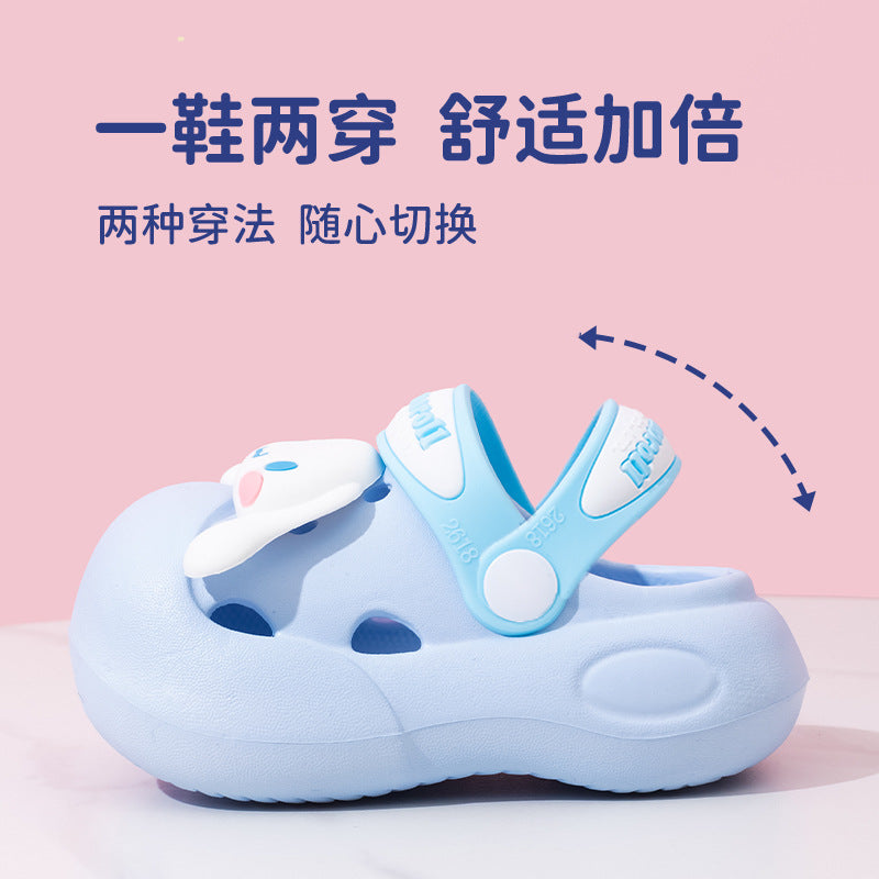 Baby slippers girl clogs summer toddler indoor bath kids sandals and slippers fashionable outwear beach non-slip