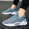 2025 new winter men's breathable lightweight single mesh hollow-out mesh sports running casual mesh shoes - trendy men's sneakers