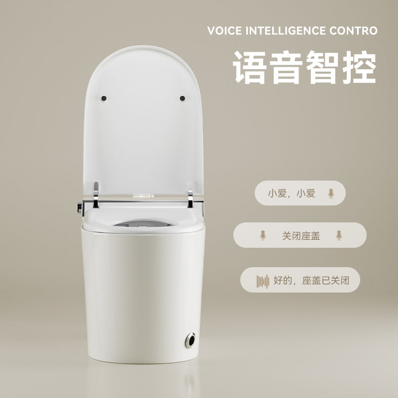 Smart toilet automatic induction flip integrated siphon small apartment without water pressure limit bacteriostatic toilet remote control