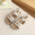 Summer toddler shoes for 1-7 year olds: soft-soled, hollow-out, floral princess sandals - wholesale breathable kids' shoes