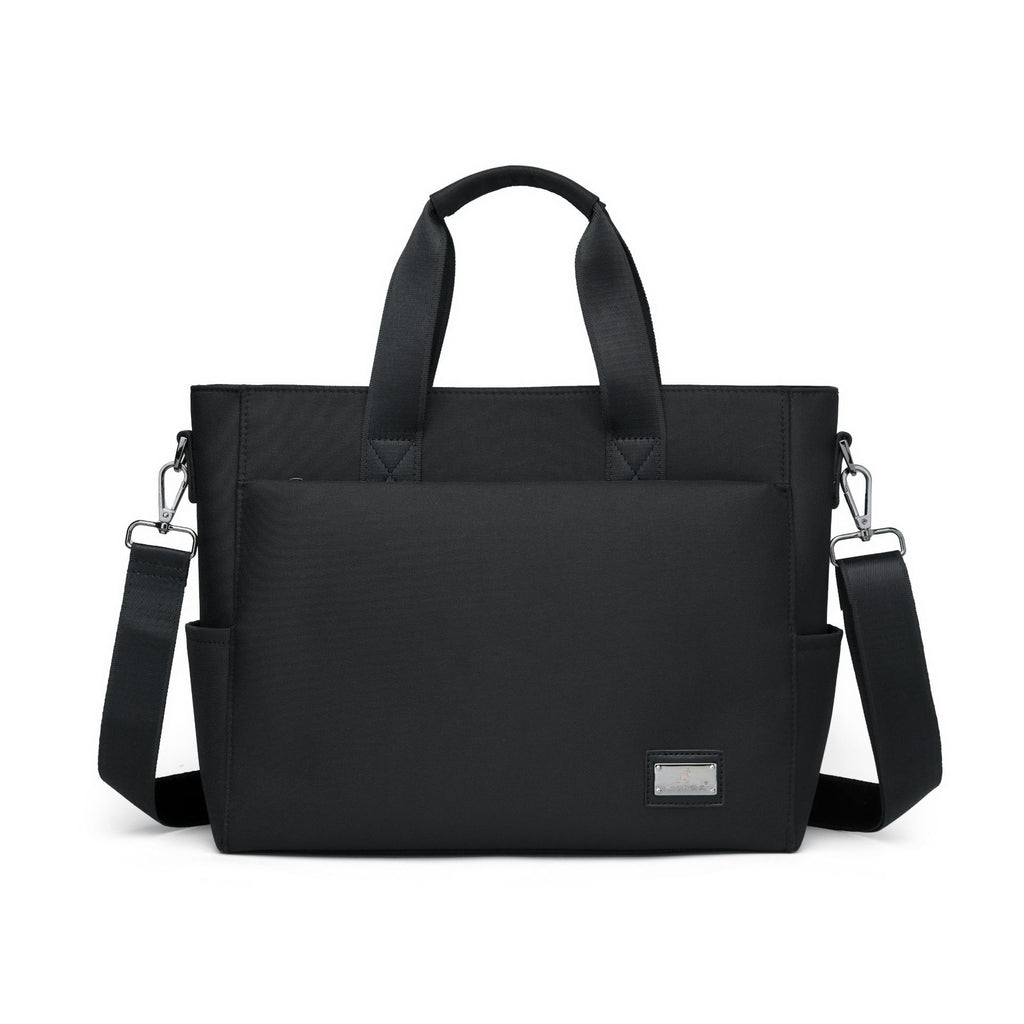 New men's fashion trend handbag large capacity high sense briefcase business bag laptop bag