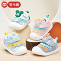 Toddler shoes for baby boys 0-1-3 years old, autumn/winter infant and toddler shoes for baby girls, soft sole functional fleece-lined thickened cotton shoes
