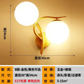 Bedside lamp wall lamp bedroom simple creative decoration background wall lamp nordic post-modern staircase aisle lamp