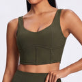 New arrival nude fashion fitness sexy back bubble wrap sports intimates vest style push up small suspender yoga bra
