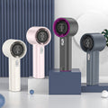 S001 hot model handheld small fan usb charging 100 levels digital display mini high speed handheld turbine violent fan