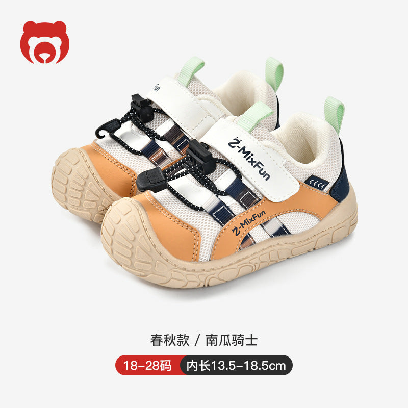 Spring/autumn new arrivals: toddler shoes (sizes 18-28) - anti-slip, soft-soled, shock-absorbing functional shoes for boys and girls aged 1-4 years