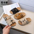 Birkenstock boys' cork sandals - new summer collection: open-toe kids' shoes, indoor/outdoor sandals, big & tall children's flip-flops