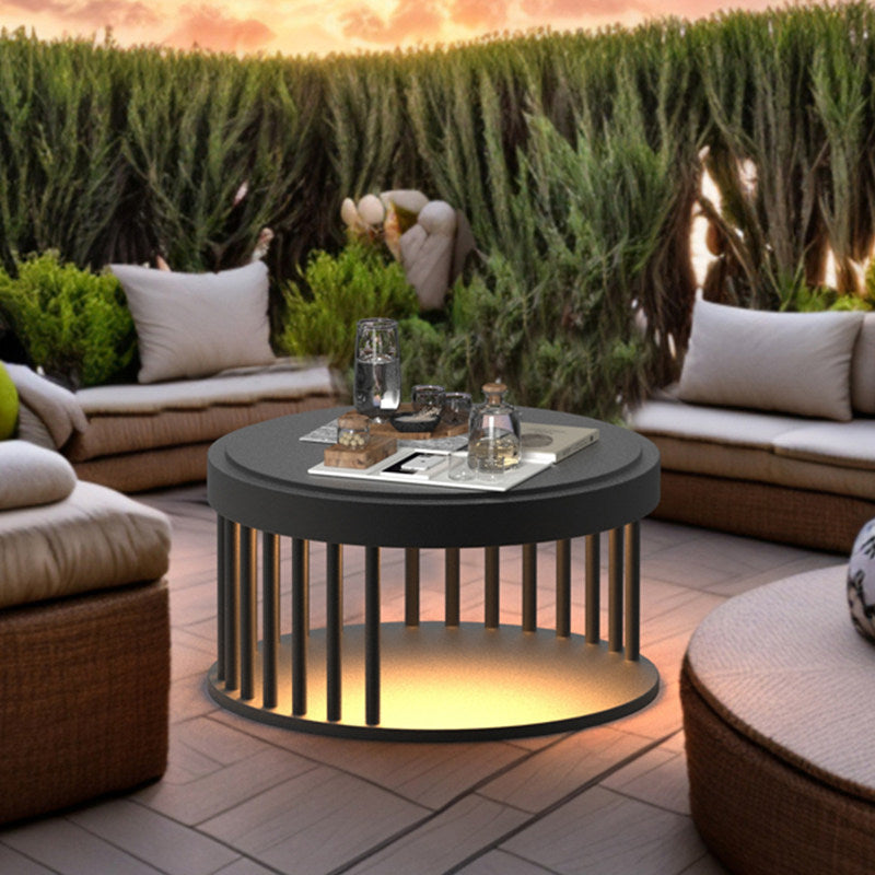 Outdoor solar powered floor lamp - patio, garden, night light, table lamp, coffee table lamp, waterproof lawn lamp, villa courtyard light