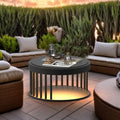 Outdoor solar powered floor lamp - patio, garden, night light, table lamp, coffee table lamp, waterproof lawn lamp, villa courtyard light