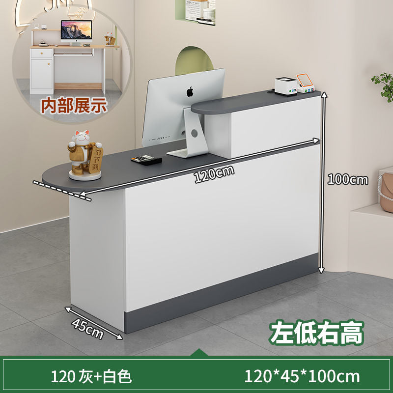Bar counter, cashier counter, small casual modern convenience store, milk tea shop, reception desk, hair salon, clothing store counter, front desk