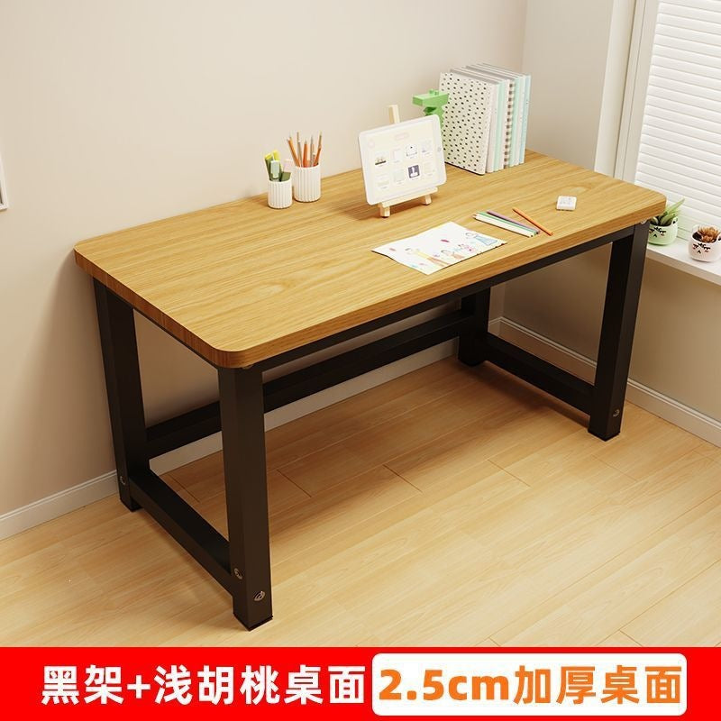 Computer desk double desktop simple desk bedroom for home study table casual writing table rectangular office desk