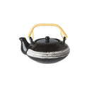 Japanese retro ceramic home tea maker tea cup single pot creative bamboo handle satchel tea set cold water kettle suit