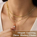 new arrivalins style multi-layered necklace european and american fashionniche stylestylish cuban chain clavicle chain for women