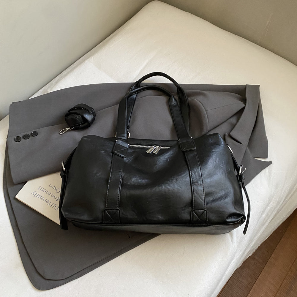 2025 fall/winter new korean style casual tote bag, minimalist large capacity crossbody bag, niche handbag for women