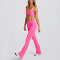 Yoga clothes autumn sling tube top nude bra beautiful back sports intimates running fitness women's bell bottomssuit