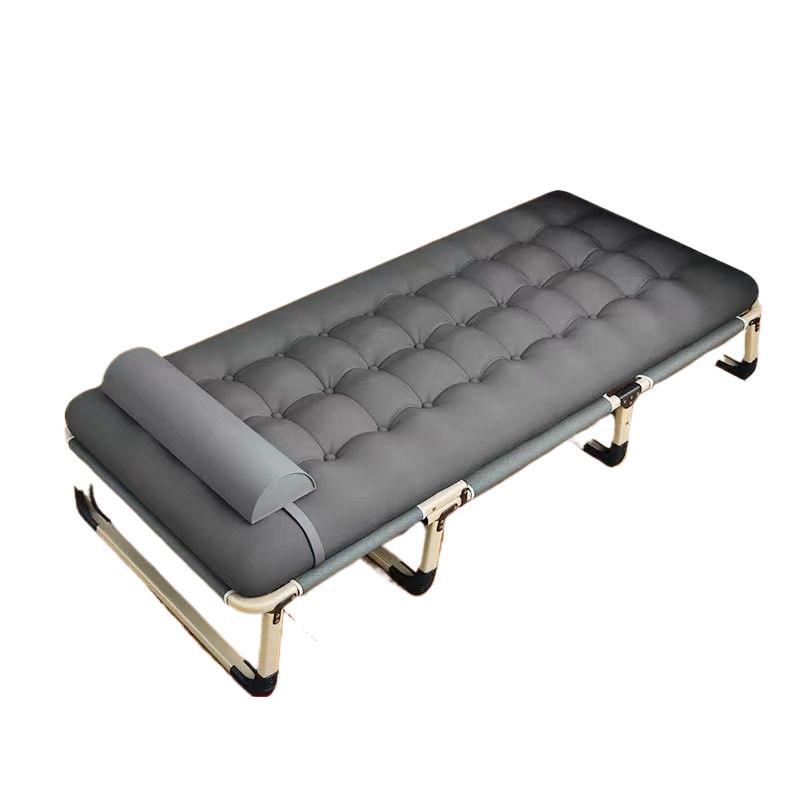 Foldable bed single bed for homesc portable multifunctional recliner office simple lunch break bed adult simple camp bed