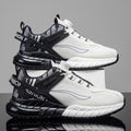 Rotating buckle men's shoes spring 2026 new youth casual running sneakers height increasing versatile dad shoes trendy sneakers