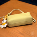 26new arrivalkoreanniche style first-layer cowhide casualsatchel mahjong bag normcore style classy sense can be worn cross-body small square bag