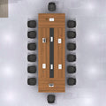Saint li conference room large conference table bench table minimalist modern office negotiation reception table and chair set