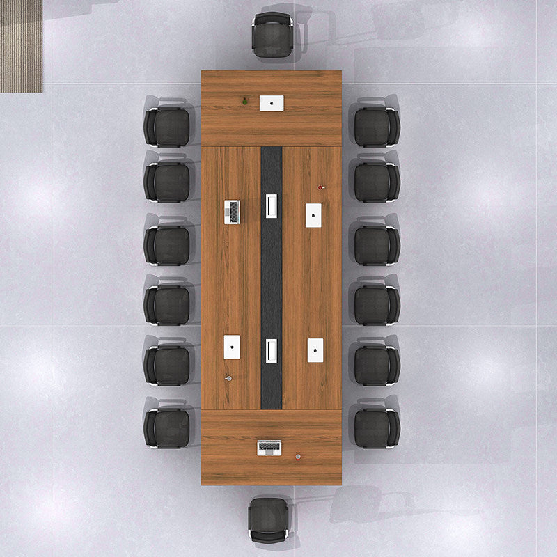 Saint li conference room large conference table bench table minimalist modern office negotiation reception table and chair set