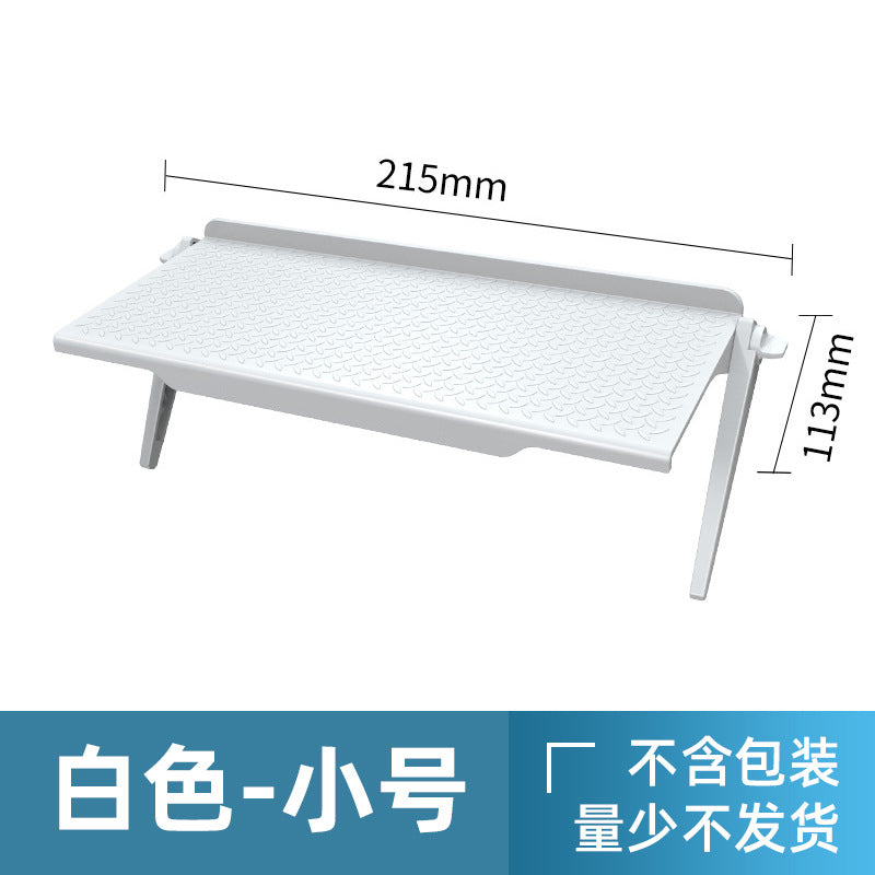 No punching computer monitor rack desktop plastic storage rack home TV set-top box router bracket