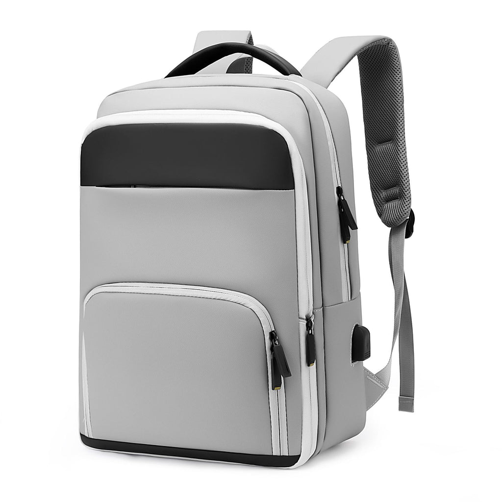 Cross-border business commuting backpack men's large-capacity expandable waterproof computer bag fashion travel backpack