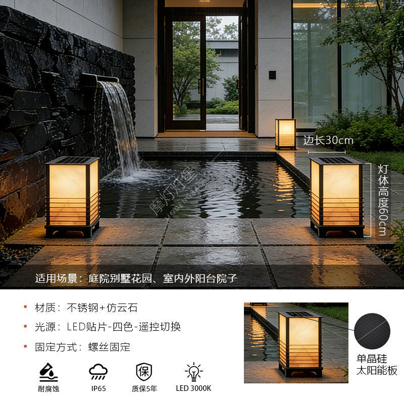 Solar powered outdoor garden lights - perfect for b&bs, patios, landscaping, pools, walkways, and lawns - waterproof design