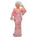 supply of luxury african fashion silm fishtail long dress sequin evening dress european and american women's clothing