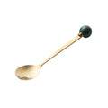 Dark green ice scoop