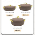 Food warmer container factory price direct sales export3pcs cross-border golden ear thermal insulation box 2l2.5l3l
