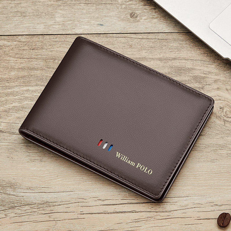 Paul Card Bag Men's Leather Multi-Card Holder Leather Holder Driver's License Holder Wallet Large Capacity Card Bag Men's Wholesale