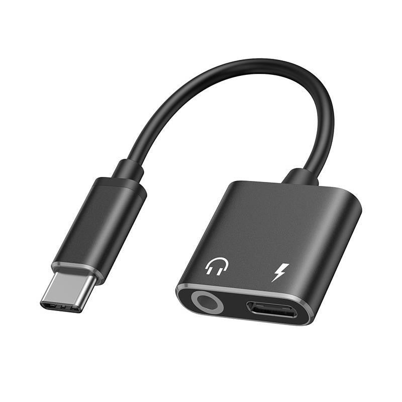 Suitable for huawei type-c adapter 3.5mm headphone charging adapter typec two-in-one audio converter